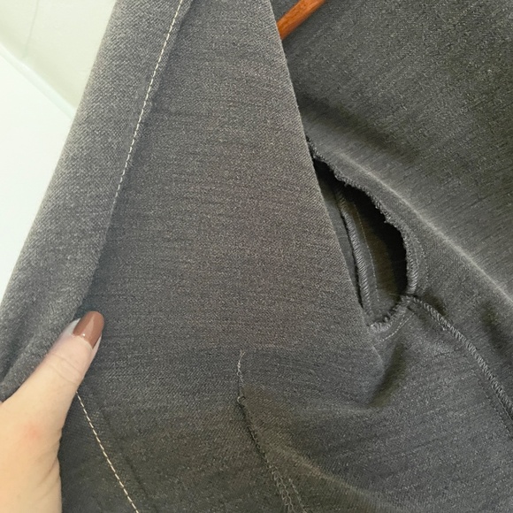 Elisa Cavaletti Y2K Women’s Jersey Knit Blazer Cotton Stretch asymmetrical Sz M - Picture 6 of 15